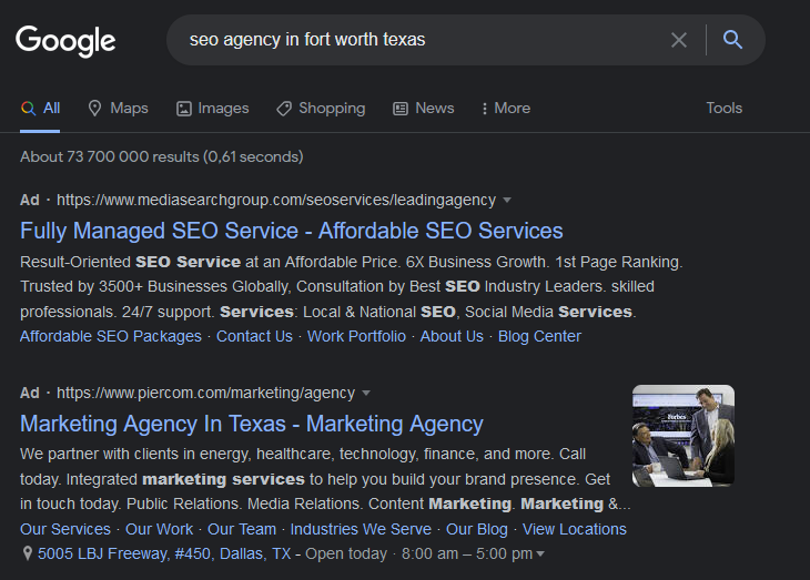 seo bureau in fort worth texas